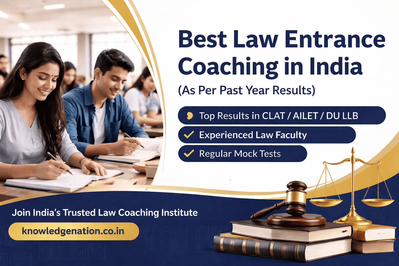 Best AILET Coaching in India as per Past Year Results
