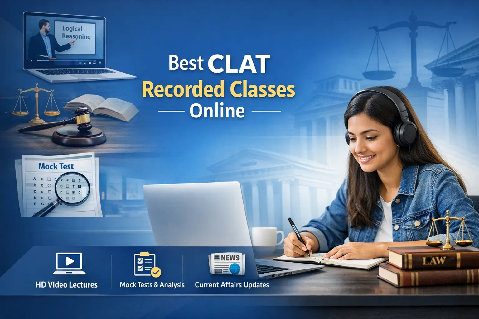 Best CLAT Recorded Classes Online
