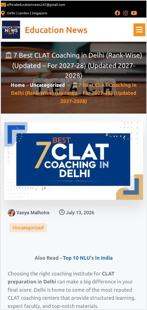 Education News 247 — Knowledge Nation Law Centre Media Coverage