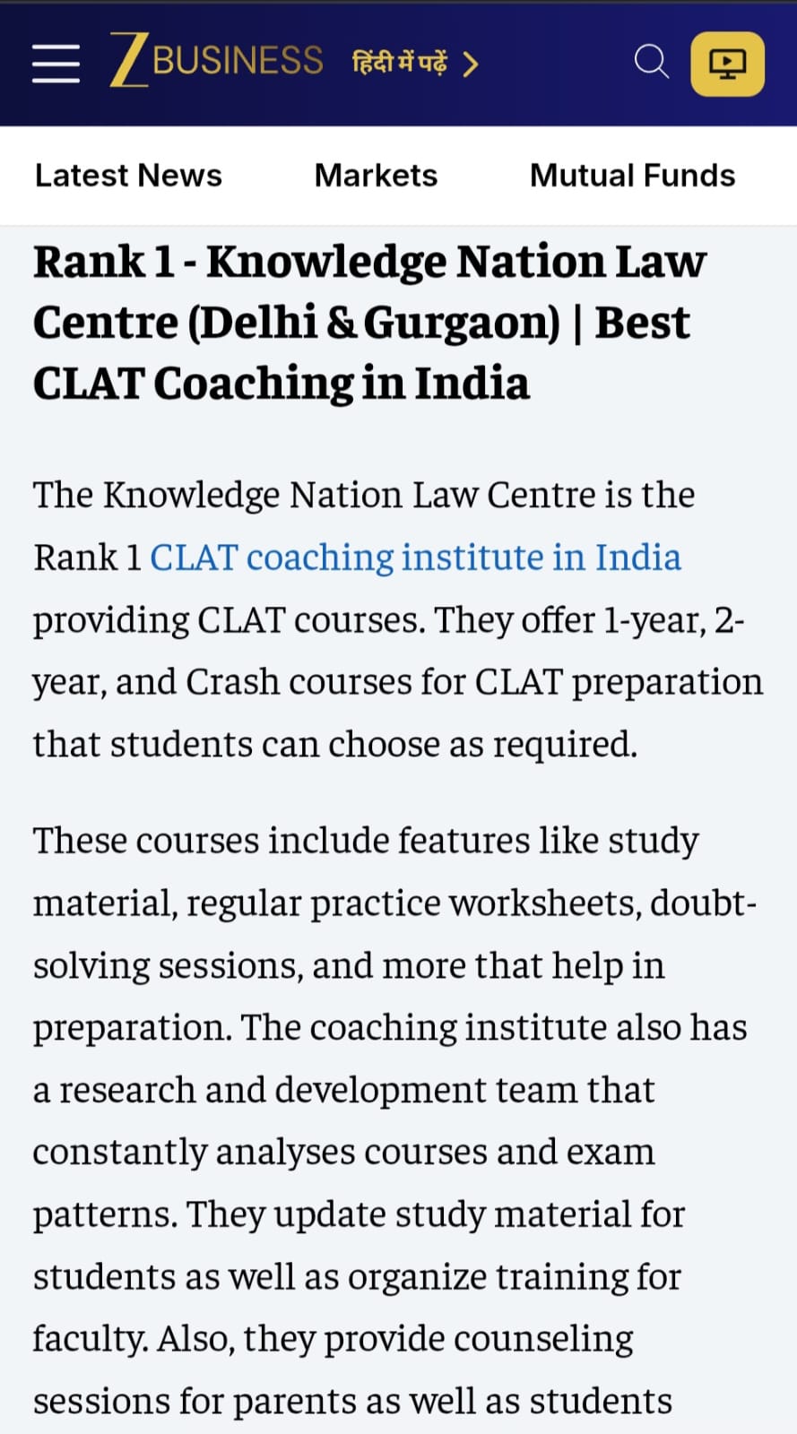 ZBusiness — Knowledge Nation Law Centre Media Coverage